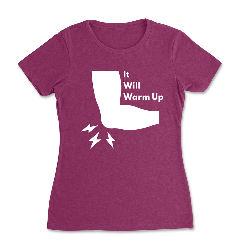 CrossFit 30004 Will Warm Up - Womens - T-Shirt