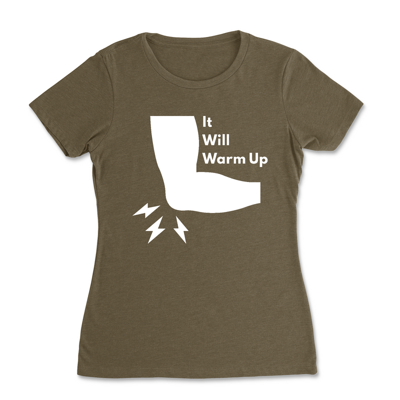 CrossFit 30004 Will Warm Up - Womens - T-Shirt