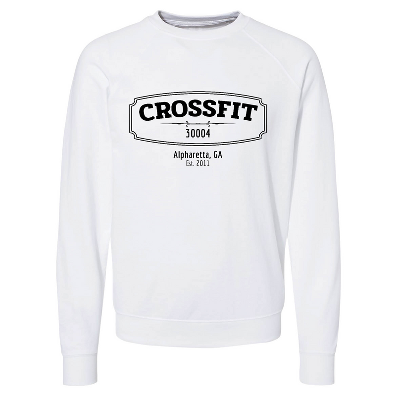 Mens 2X-Large WHITE CrewNeck