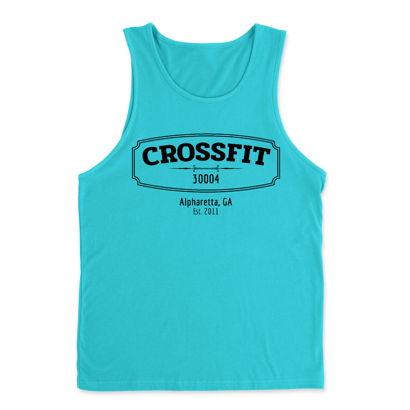 Mens 2X-Large TAHITI_BLUE Tank Top