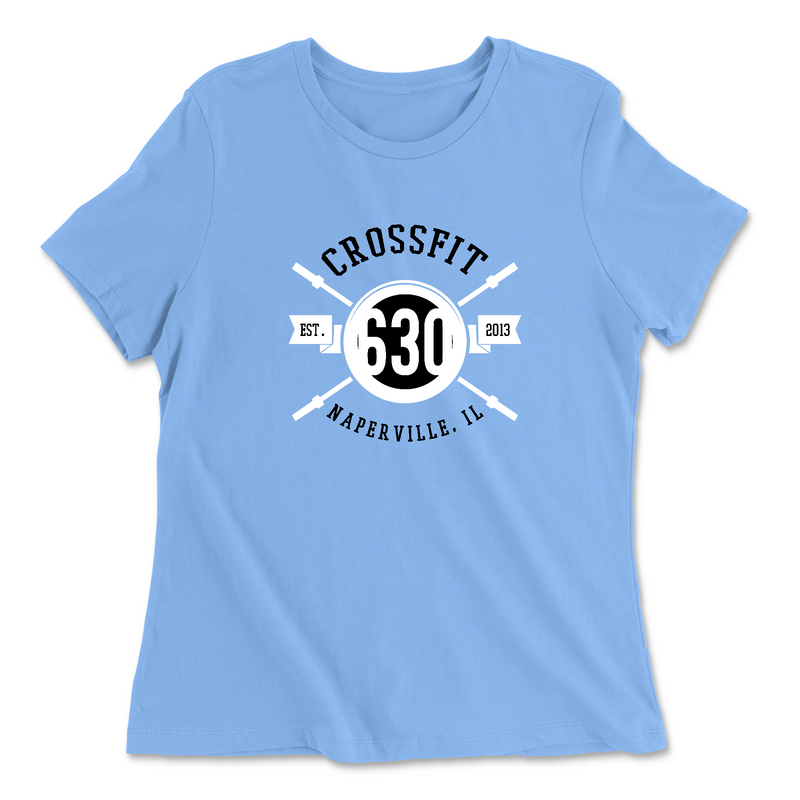 Womens 2X-Large CAROLINA_BLUE Relaxed Jersey T-Shirt