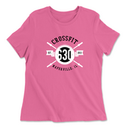 Womens 2X-Large CHARITY_PINK Relaxed Jersey T-Shirt