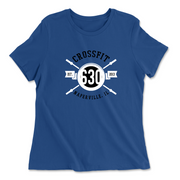 Womens 2X-Large TRUE_ROYAL Relaxed Jersey T-Shirt
