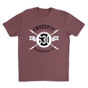 Mens 2X-Large HEATHER_MAROON T-Shirt