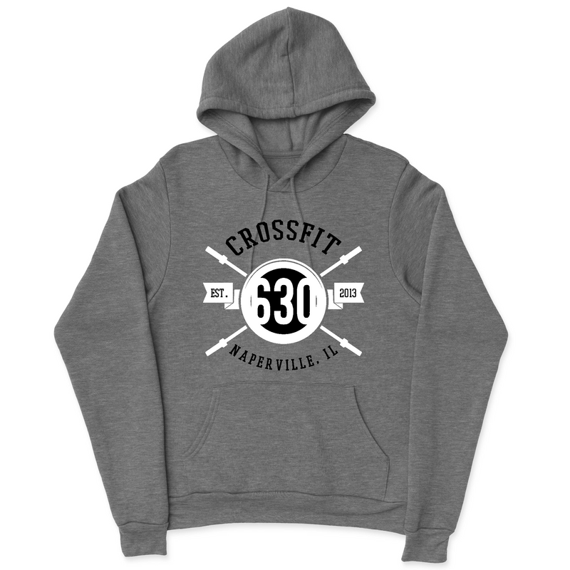 Mens 2X-Large GUNMETAL_HEATHER Hooded T-Shirt