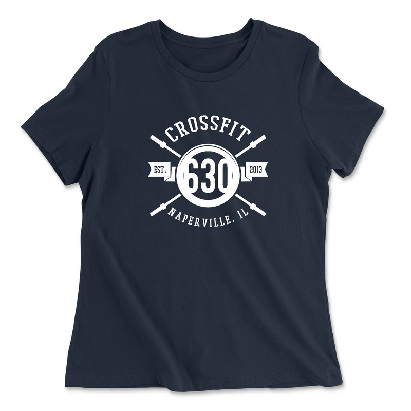 Womens 2X-Large NAVY Relaxed Jersey T-Shirt