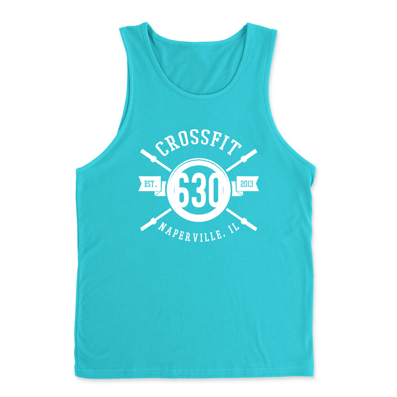 Mens 2X-Large TAHITI_BLUE Tank Top