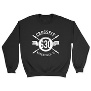 Mens 2X-Large BLACK Midweight Sweatshirt