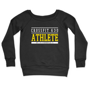 Womens 2X-Large BLACK CrewNeck