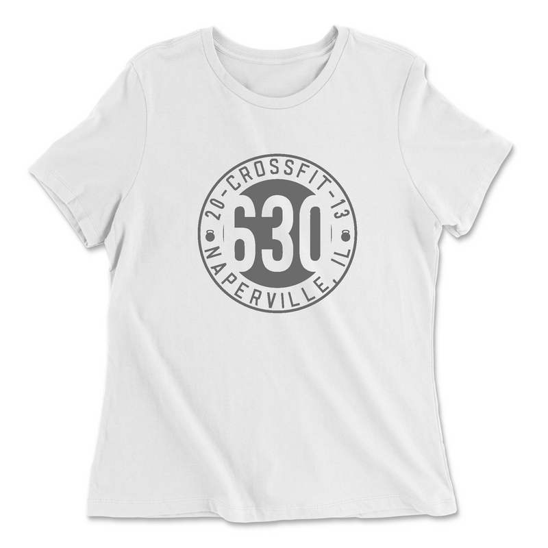 Womens 2X-Large WHITE Relaxed Jersey T-Shirt