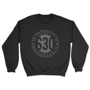 Mens 2X-Large BLACK Midweight Sweatshirt