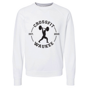 Mens 2X-Large WHITE CrewNeck