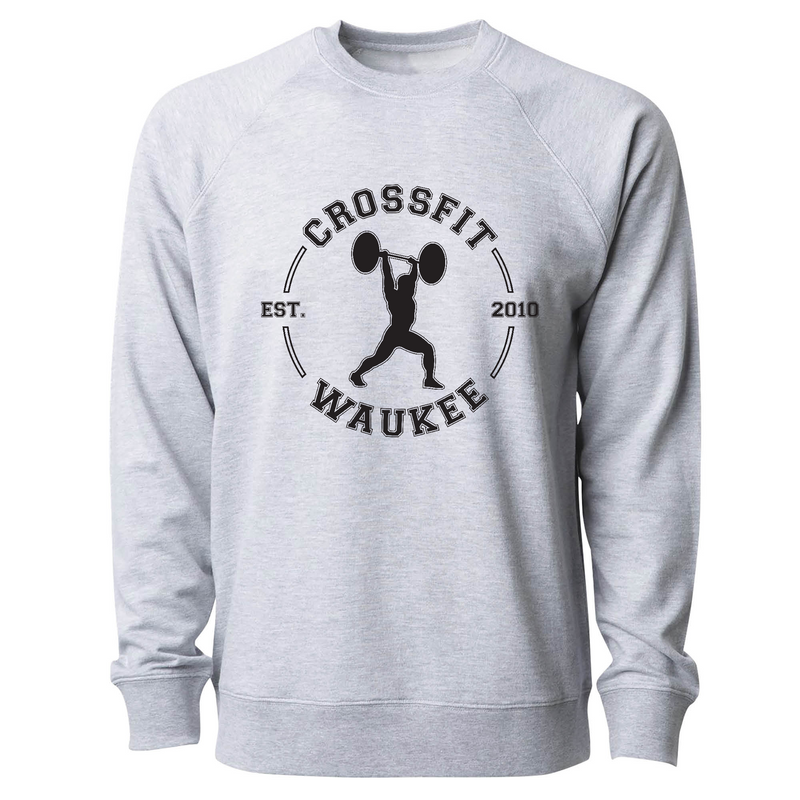 Mens 2X-Large ATHLETIC_HEATHER CrewNeck