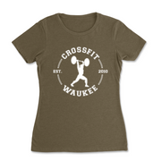 Womens 2X-Large MILITARY_GREEN T-Shirt
