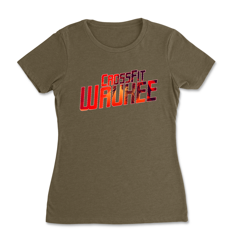 Womens 2X-Large MILITARY_GREEN T-Shirt