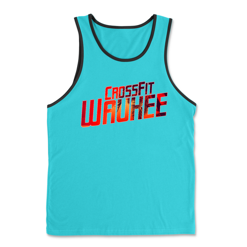 Mens 2X-Large TAHITI_BLUE Tank Top