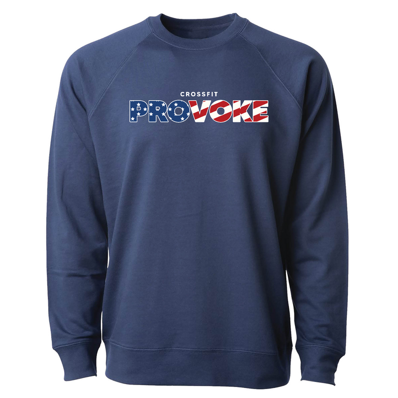 Mens 2X-Large INDIGO CrewNeck