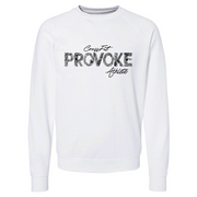 Mens 2X-Large WHITE CrewNeck