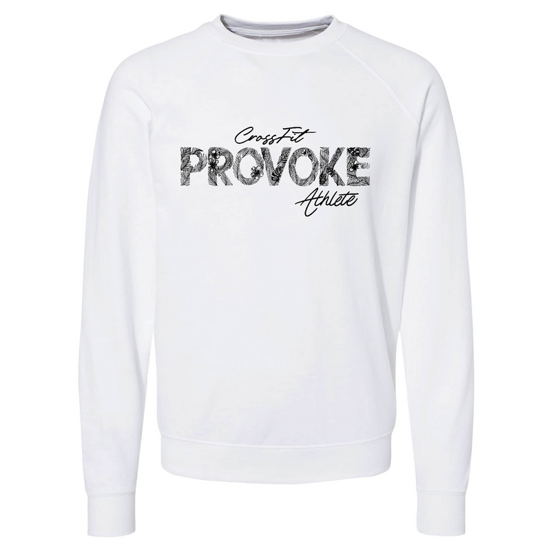 Mens 2X-Large WHITE CrewNeck