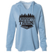 Womens 2X-Large MISTY_BLUE Hoodie