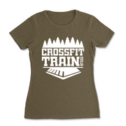 Womens 2X-Large MILITARY_GREEN T-Shirt