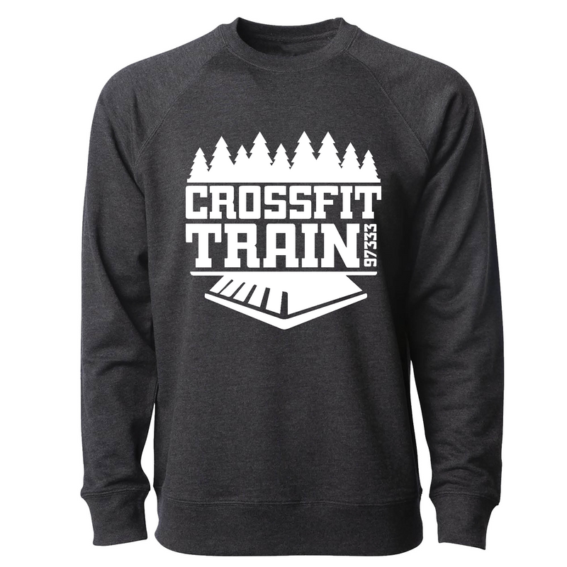 Mens 2X-Large CHARCOAL_HEATHER CrewNeck