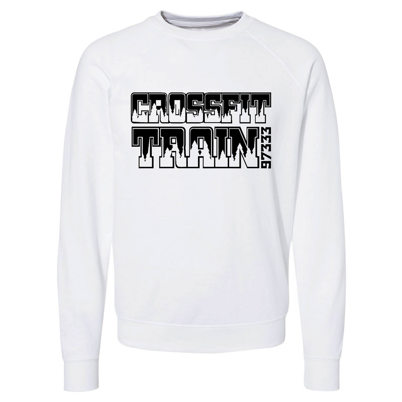 Mens 2X-Large WHITE CrewNeck