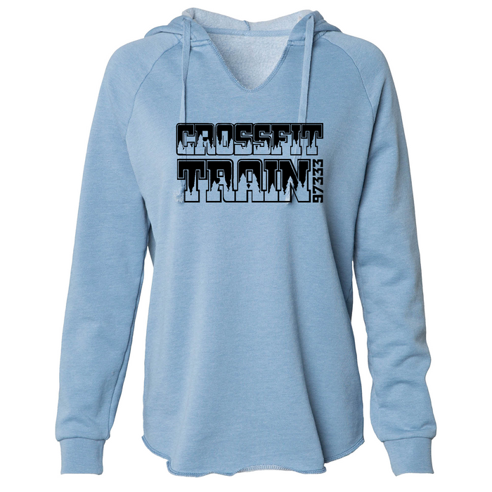 Womens 2X-Large MISTY_BLUE Hoodie