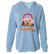 Womens 2X-Large MISTY_BLUE Hoodie