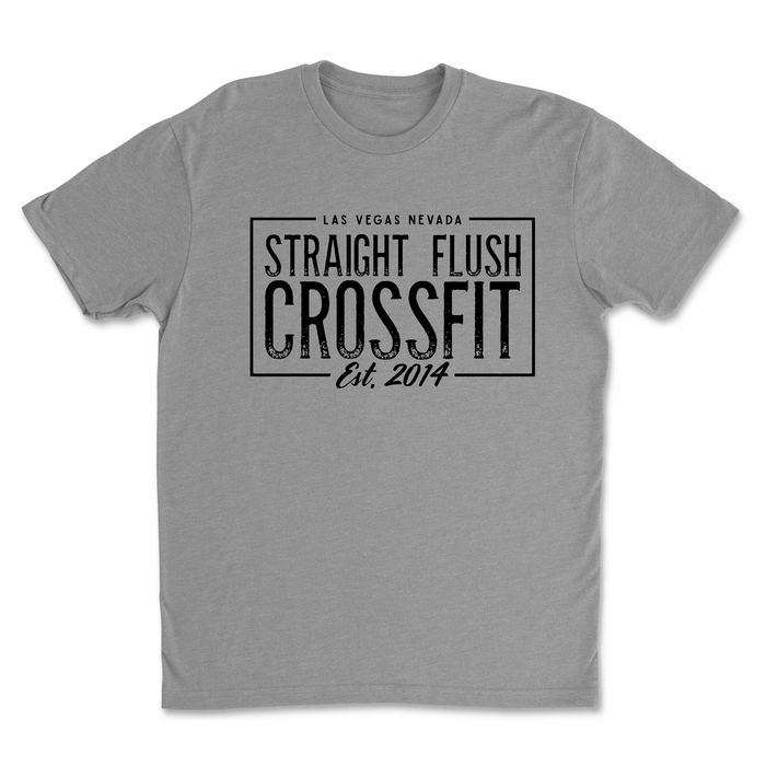 Straight Flush CrossFit Vintage Established 2014 - Mens - T-Shirt