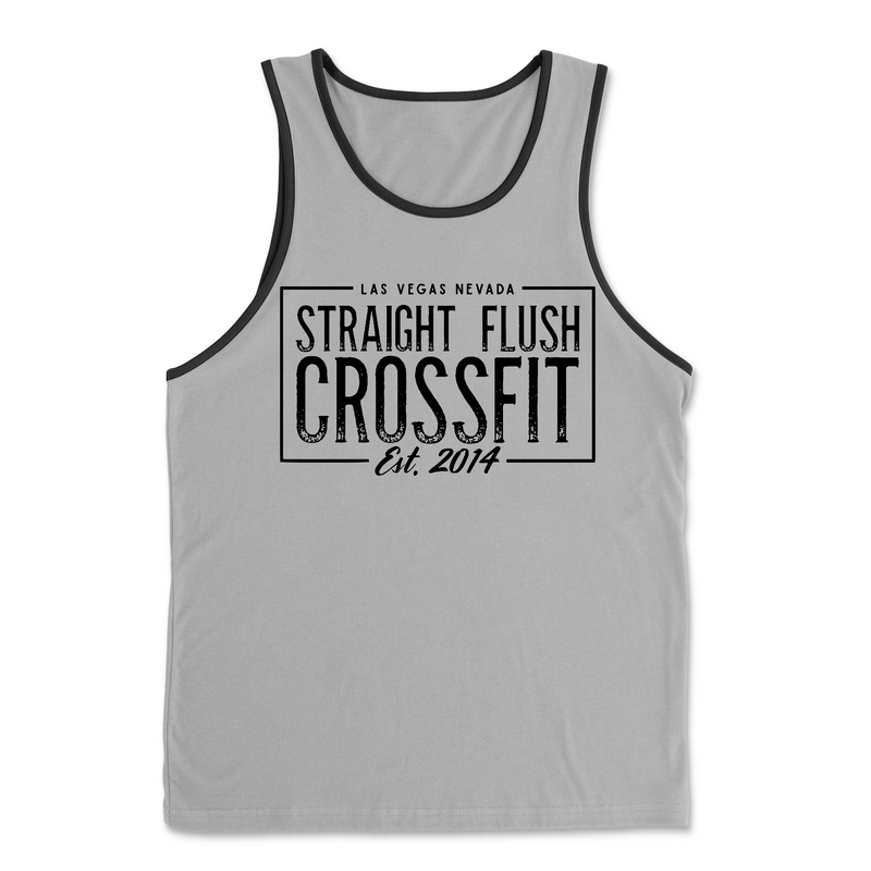 Straight Flush CrossFit Vintage Established 2014 - Mens - Tank Top