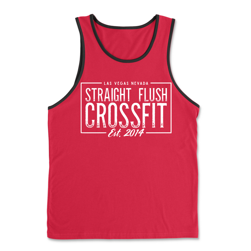 Straight Flush CrossFit Vintage Established 2014 - Mens - Tank Top