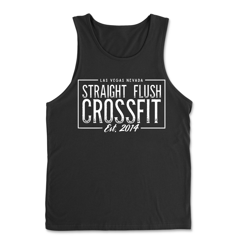 Straight Flush CrossFit Vintage Established 2014 - Mens - Tank Top