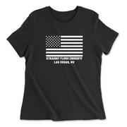 Womens 2X-Large BLACK Relaxed Jersey T-Shirt