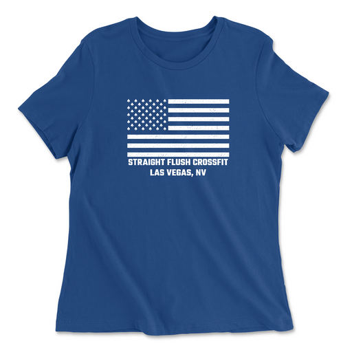 Womens 2X-Large TRUE_ROYAL Relaxed Jersey T-Shirt
