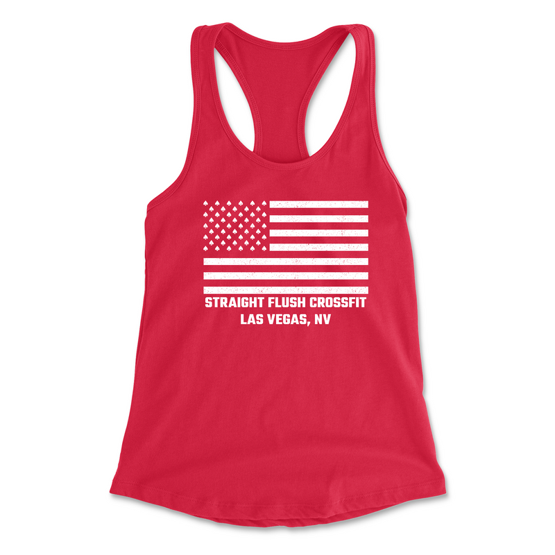 Womens 2X-Large RED Tank Top