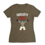 Womens 2X-Large MILITARY_GREEN T-Shirt
