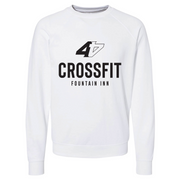 Mens 2X-Large WHITE CrewNeck