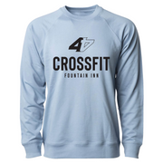 Mens 2X-Large MISTY_BLUE CrewNeck