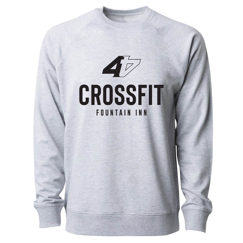 Mens 2X-Large ATHLETIC_HEATHER CrewNeck