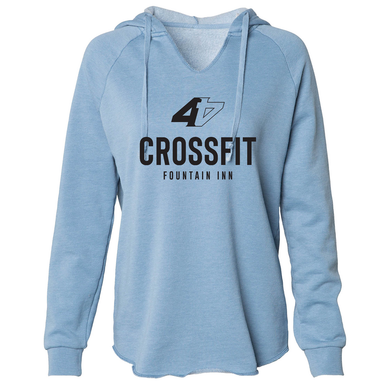 Womens 2X-Large MISTY_BLUE Hoodie