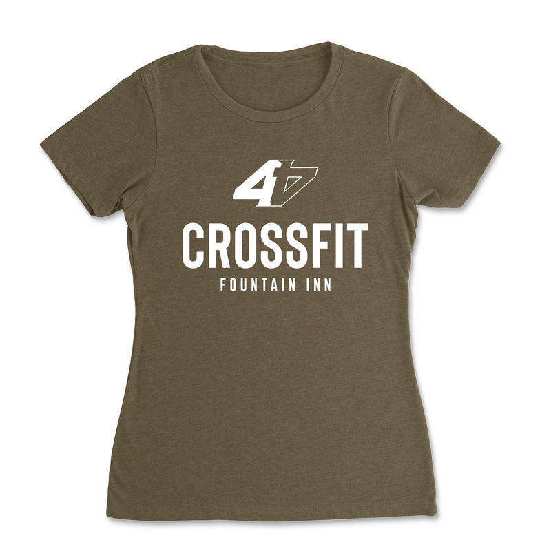 Womens 2X-Large MILITARY_GREEN T-Shirt