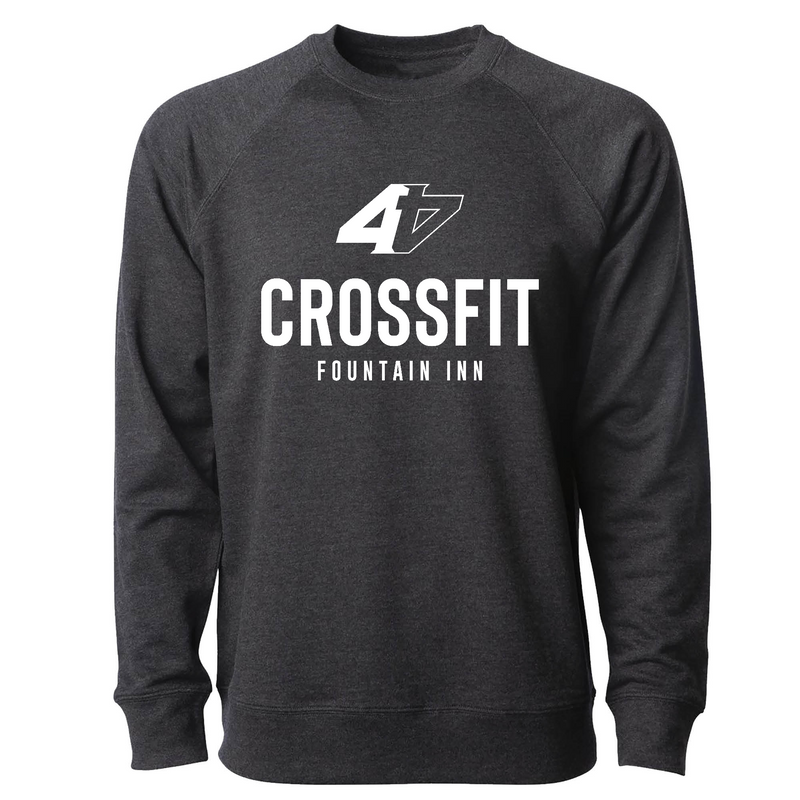 Mens 2X-Large CHARCOAL_HEATHER CrewNeck