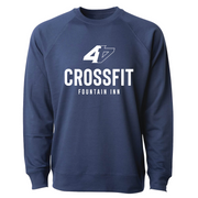 Mens 2X-Large INDIGO CrewNeck