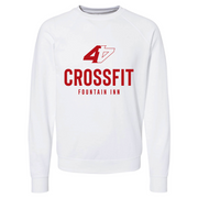Mens 2X-Large WHITE CrewNeck