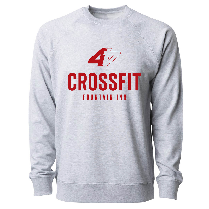 Mens 2X-Large ATHLETIC_HEATHER CrewNeck