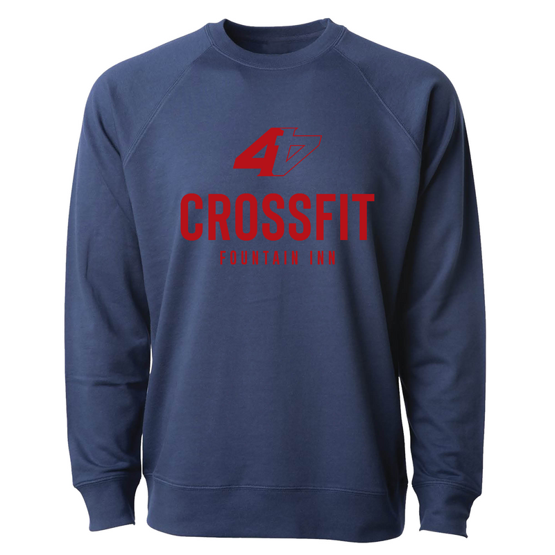 Mens 2X-Large INDIGO CrewNeck