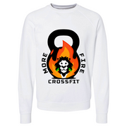 Mens 2X-Large WHITE CrewNeck