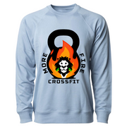 Mens 2X-Large MISTY_BLUE CrewNeck