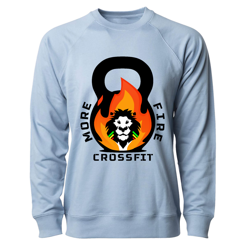 Mens 2X-Large MISTY_BLUE CrewNeck